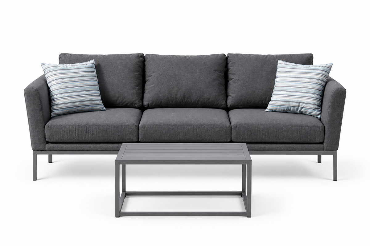 Garden lounge Ellbrella left anthracite