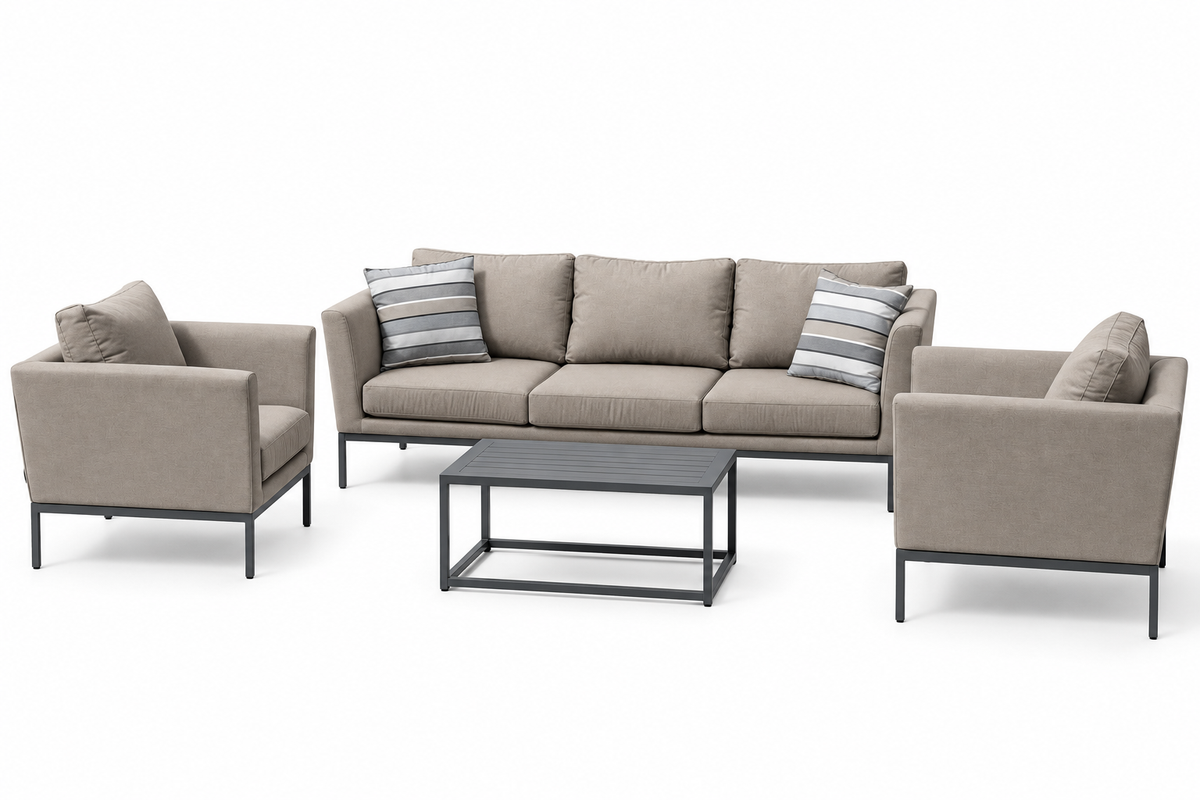 Garden lounge Ellbrella left anthracite