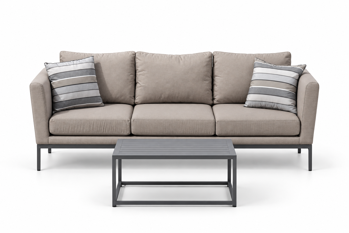 Wilton Gartensofa sandbraun