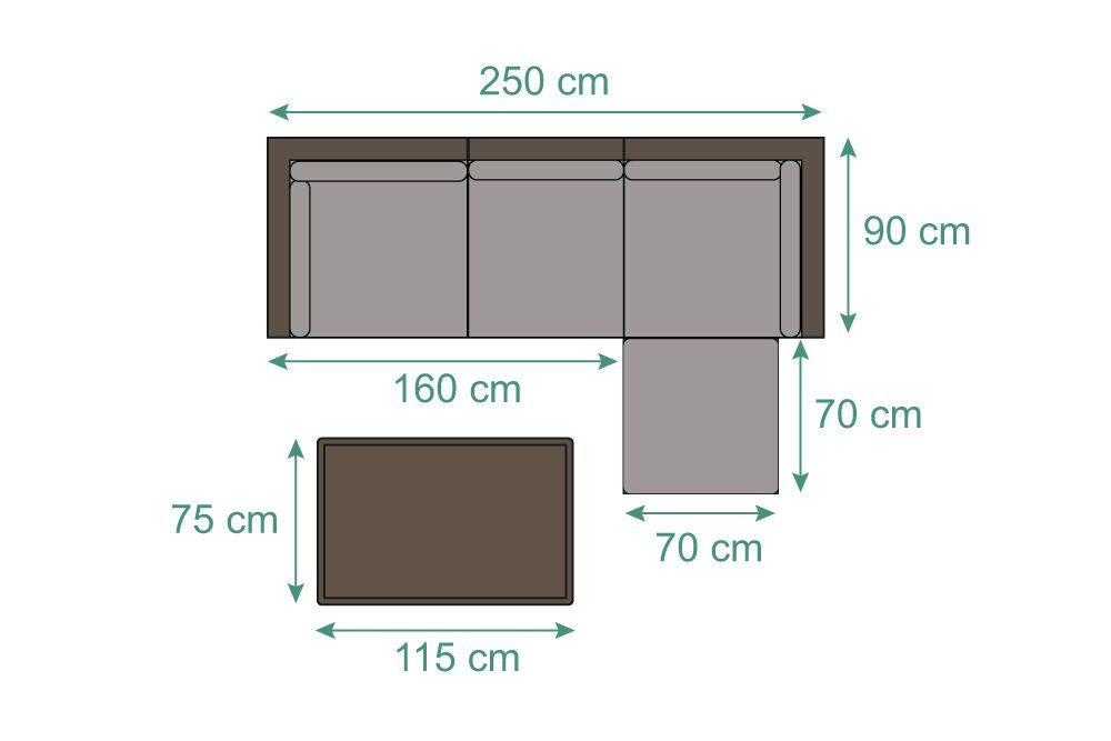 Runder Rattan Lounge-Sessel in Braun für Outdoor und Gartenbereich