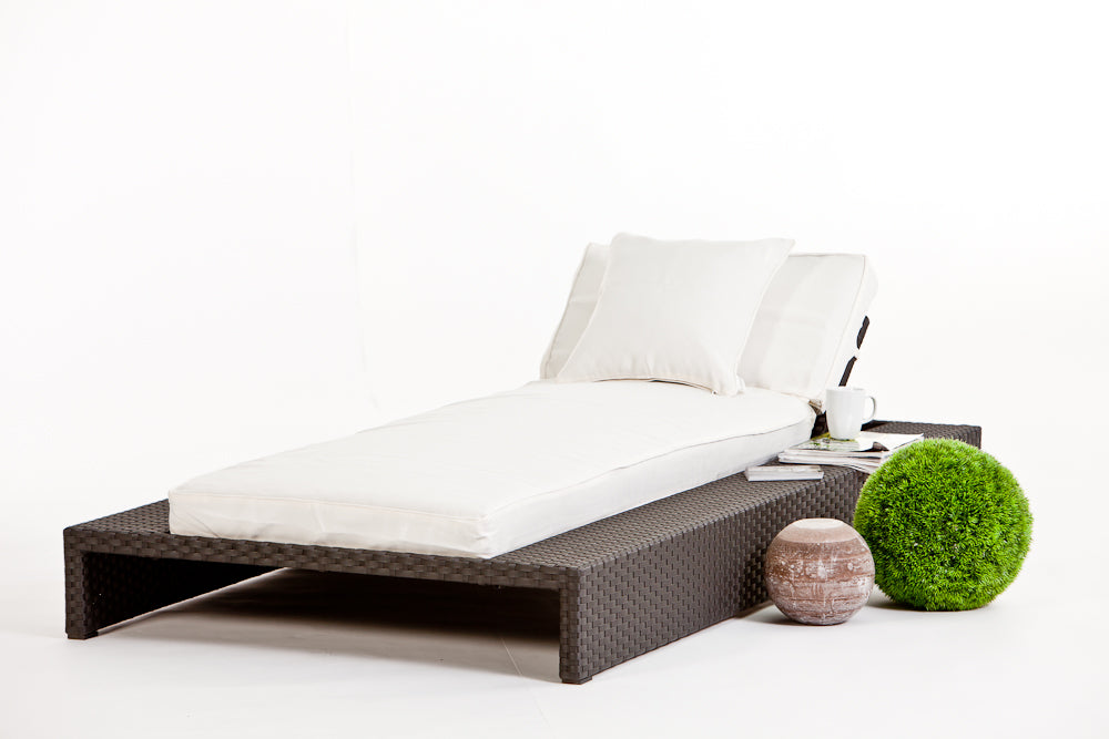 Dream Rattan Sonnenliege Überzug Beige