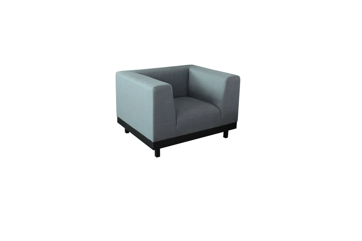Executive chair Sunbrella fabric gray
