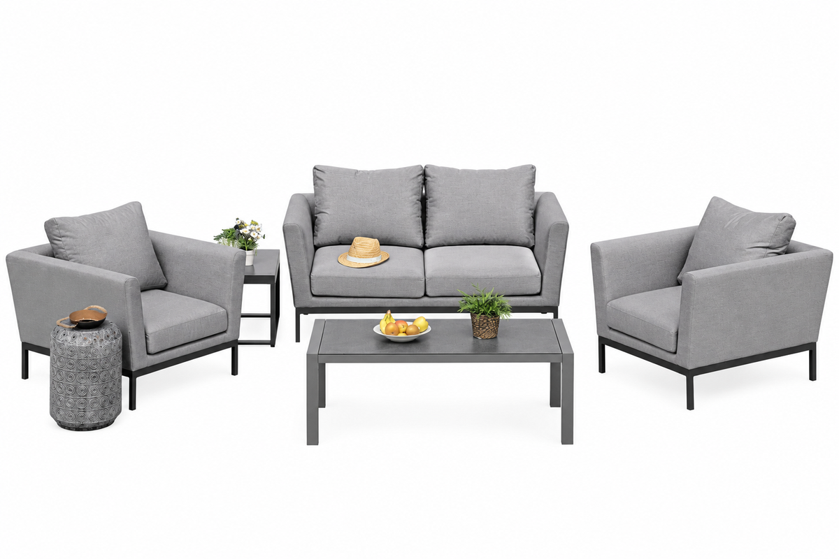 Solaris Sunbrella Lounge Set grau
