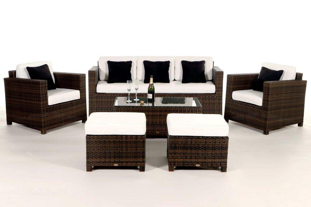 Gartenmöbel Lounge Bona Dea Deluxe 3er braun