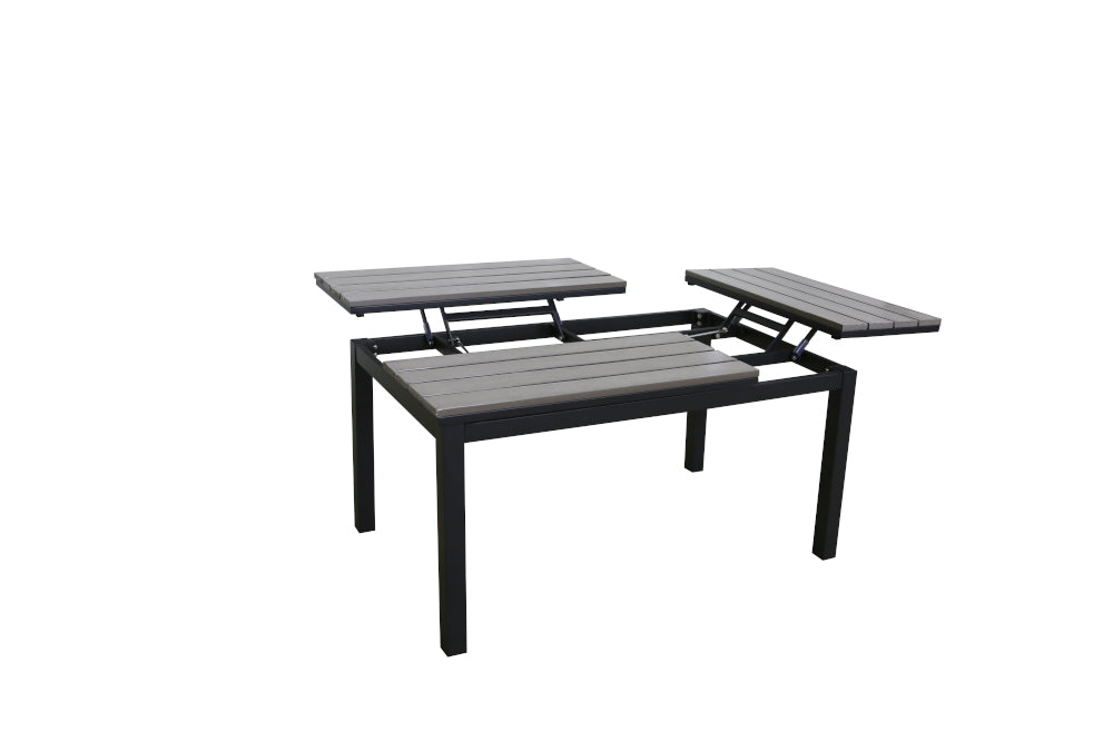 Meli Alu Lounge stone grey