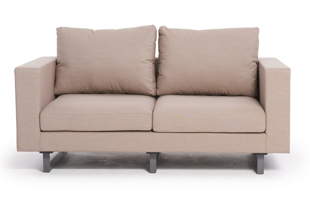 Seven 2-Sitzer Sofa Allwetter Sandbraun