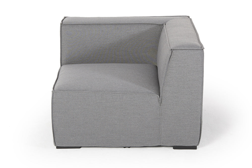 outdoor lounge eckteil grau