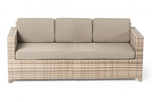 Gartenmöbel Lounge Bona Dea 3er Sofa natural