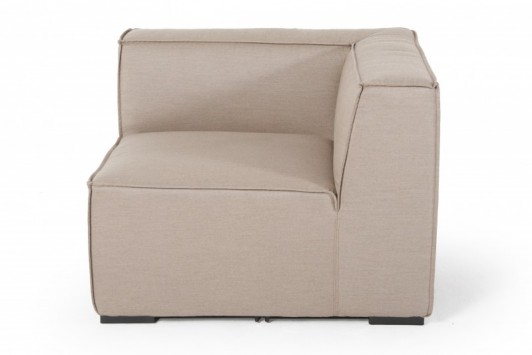 eckteil outdoor lounge sandbraun