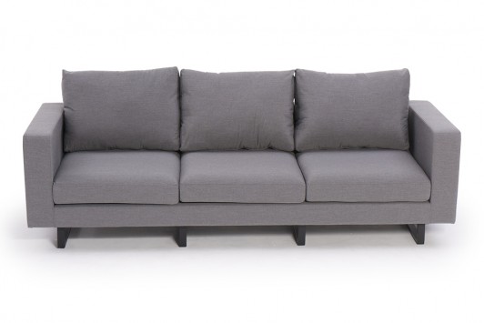 garten lounge mao outdoor gartenmoebel grau 3-sitzer sofa