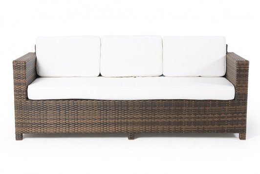 Gartenlounge Sofa Rattan Sintra braun