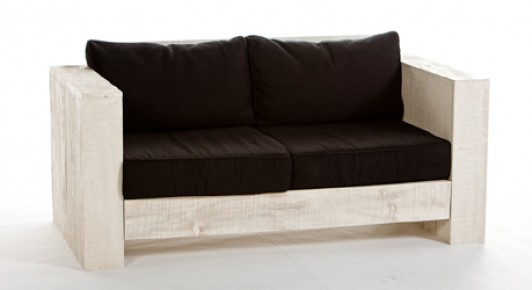 Gartenmöbel Holz Sylt 2er Sofa