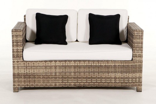 2er Sofa Rattan Gartenmöbel Bona Dea