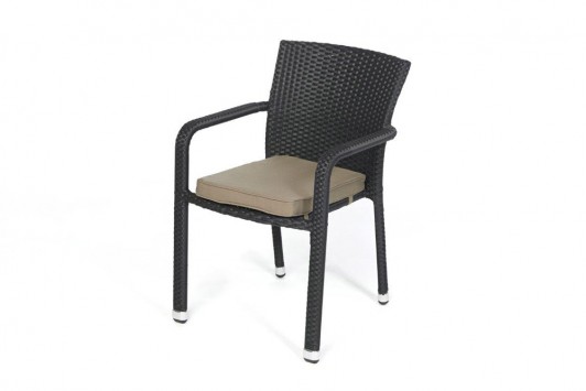 Polsterbezug sandbraun für Rattan Gartenstuhl Toronto