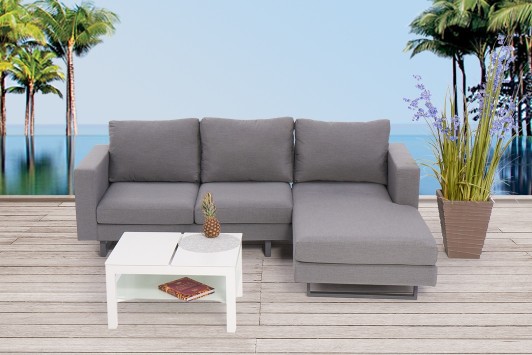 outdoor gartenlounge seven grau