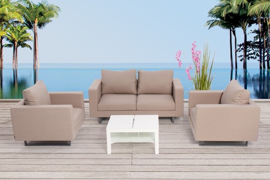 outdoor lounge set shanti sandbraun