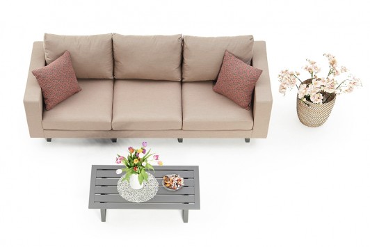 outdoor sofa 3-er surya mit sunbrella deko kissen