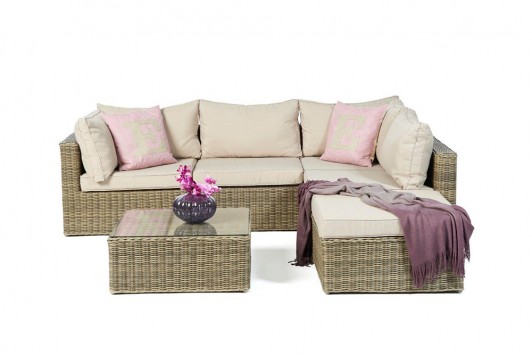 Rattan Lounge Rattan Gartenmöbel Princeton natural