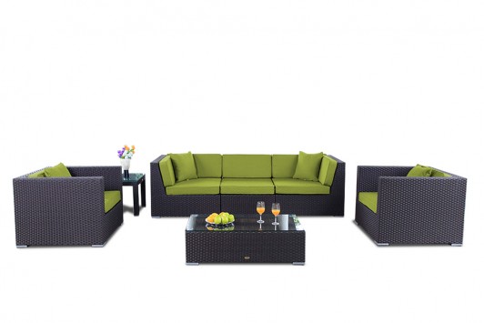 Gartenmöbel Oxford Lounge Überzug grün