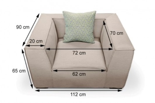 sunbrella fabric outdoor lounge chefsessel masse sandbraun