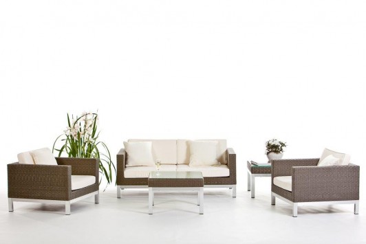 Rodriguez Lounge Gartenmöbel Ueberzugset beige