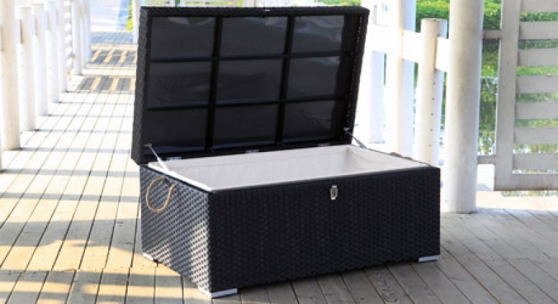 Gartenmobiliar - Pillowbox - Kissenbox - Kissentruhe - Gartentische