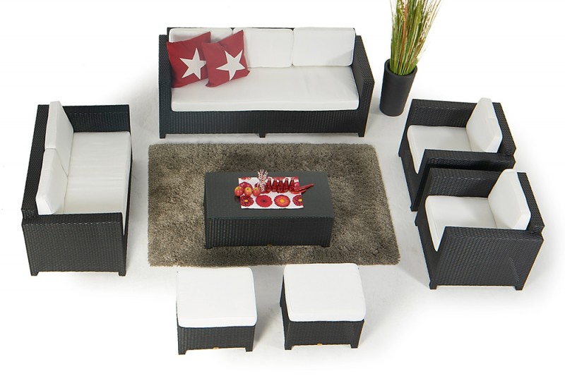 Rattan Gartenmöbel Rattan Lounge Lilly's Deluxe Rattanmöbel