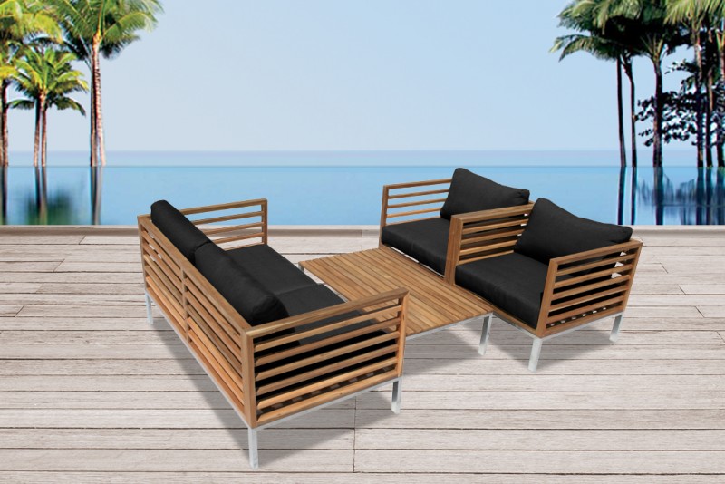 Holz Gartenm 246 bel Lounge Sessel Stuhl Tisch Bank Cambridge