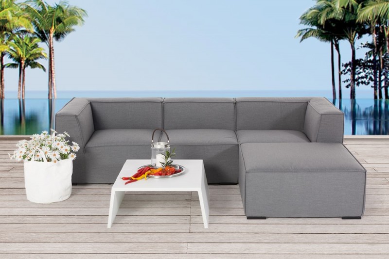 Gartenmöbel - Gartenlounge - Outdoor Lounge - Roxy - loungemöbel - grau