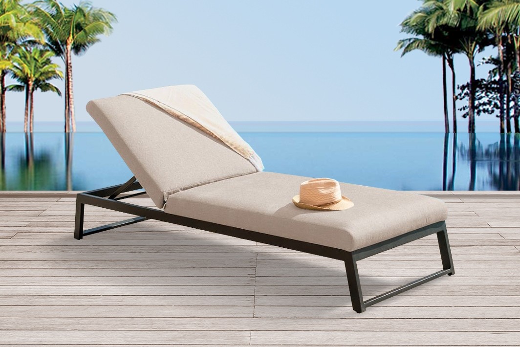 Outdoor Liege Moderne Liegestühle Loungemöbel für draussen