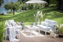 Anderson Alu Garten Lounge Sitzpolster grau