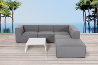 Loungegruppe Outdoor Rosalie Lounge Grau