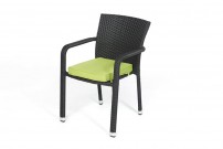 Polsterbezug grün für Rattan Gartenstuhl Toronto