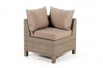 Daisy Rattan Lounge Eckelement sandstorm