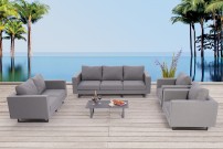 gartenlounge mao outdoor gartenmoebel grau wasserfest