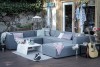 Garten Lounge Amy Sunbrella grau