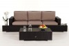 Gartenmöbel Sandoy: Sofa Lounge Tisch Luna braun