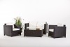 Rattan Lounge Bona schwarz