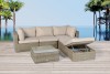 Ibiza Rattan Lounge Gartenmöbel Natural Round