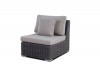 Maui Rattan Lounge Special Mittelteil braun