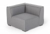 Outdoor Lounge Roxy Eckteil grau 