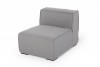 Outdoor Lounge Roxy Mittelteil grau 