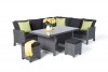 Darling Rattan Lounge Dining mix grau