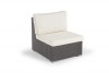 Wioming Rattan Lounge Mittelelement braun