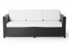 Gartenmöbel Lounge Lilly's Schwarz 3er Sofa