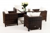 Gartentisch Set Sola Dining mixed brown