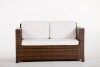 2er Sofa Bona Rattan Lounge braun