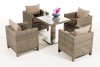 Rattan Tisch Set Sola sandstorm