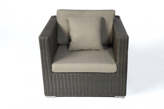 Nottingham meubles de jardin en rotin avec sofa 3places special - grand fauteuil