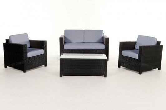 Lounge Bona: revêtement pour coussins en bleu